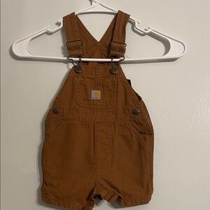 Carhartt Tan Baby Shortalls 6months